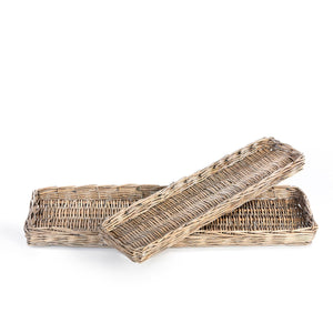 Rattan Woven Bread Trays