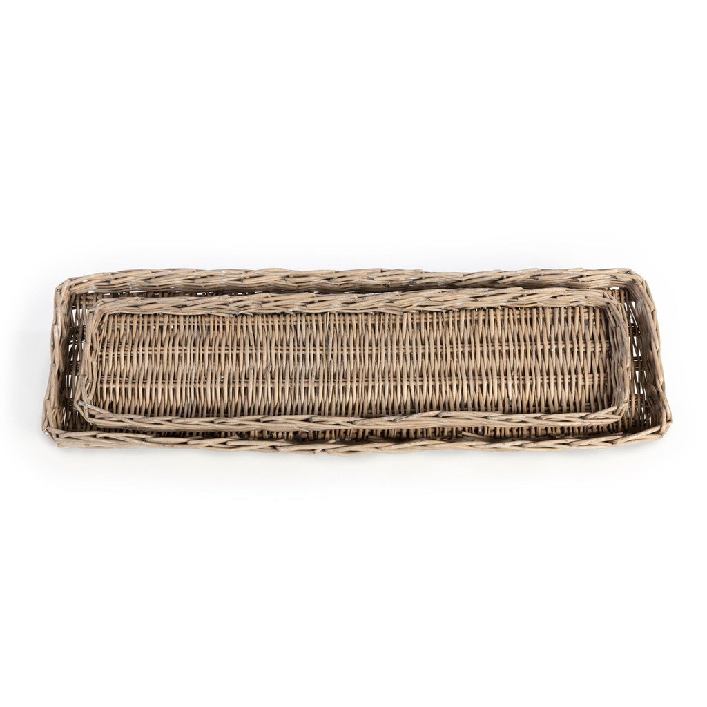 Rattan Woven Bread Trays
