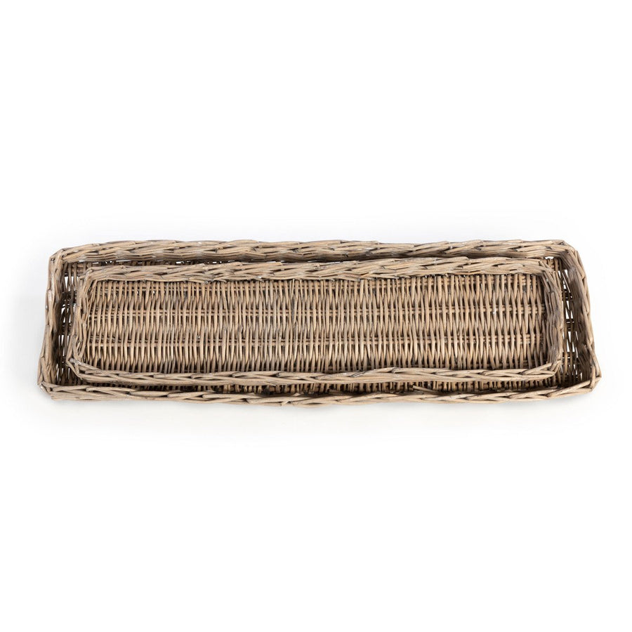 Rattan Woven Bread Trays