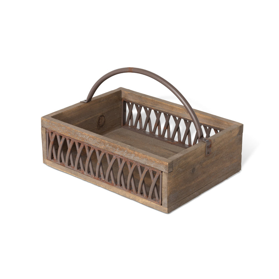 Iron Lattice Garden Trug