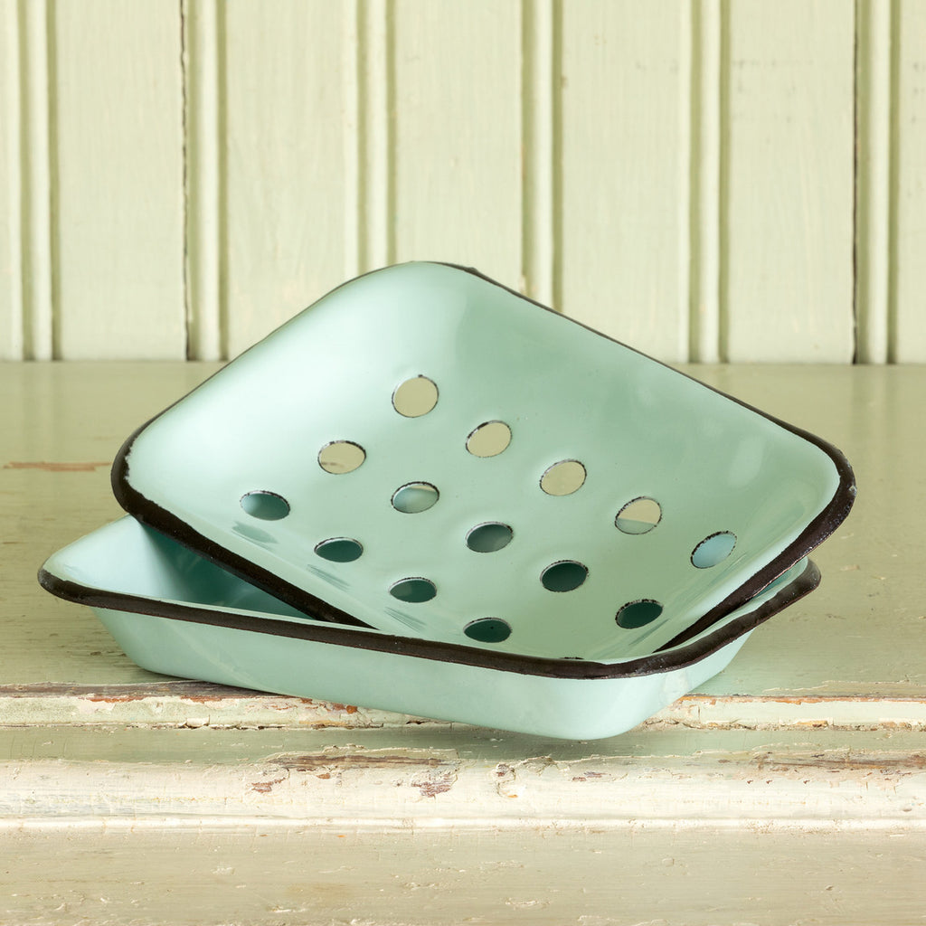 Enamelware Soap Dish