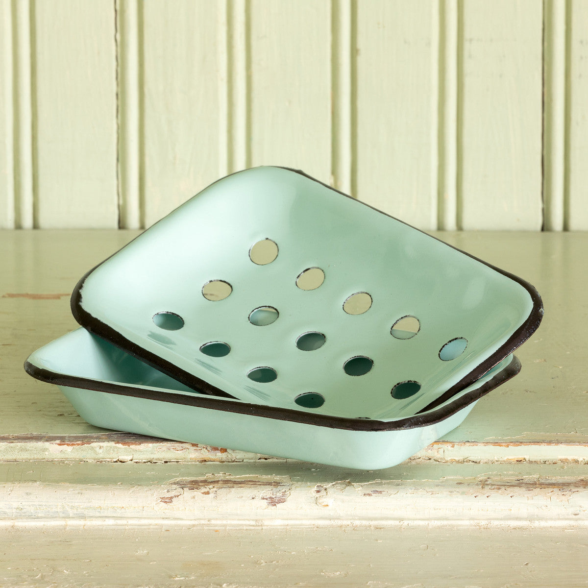 Enamelware Soap Dish
