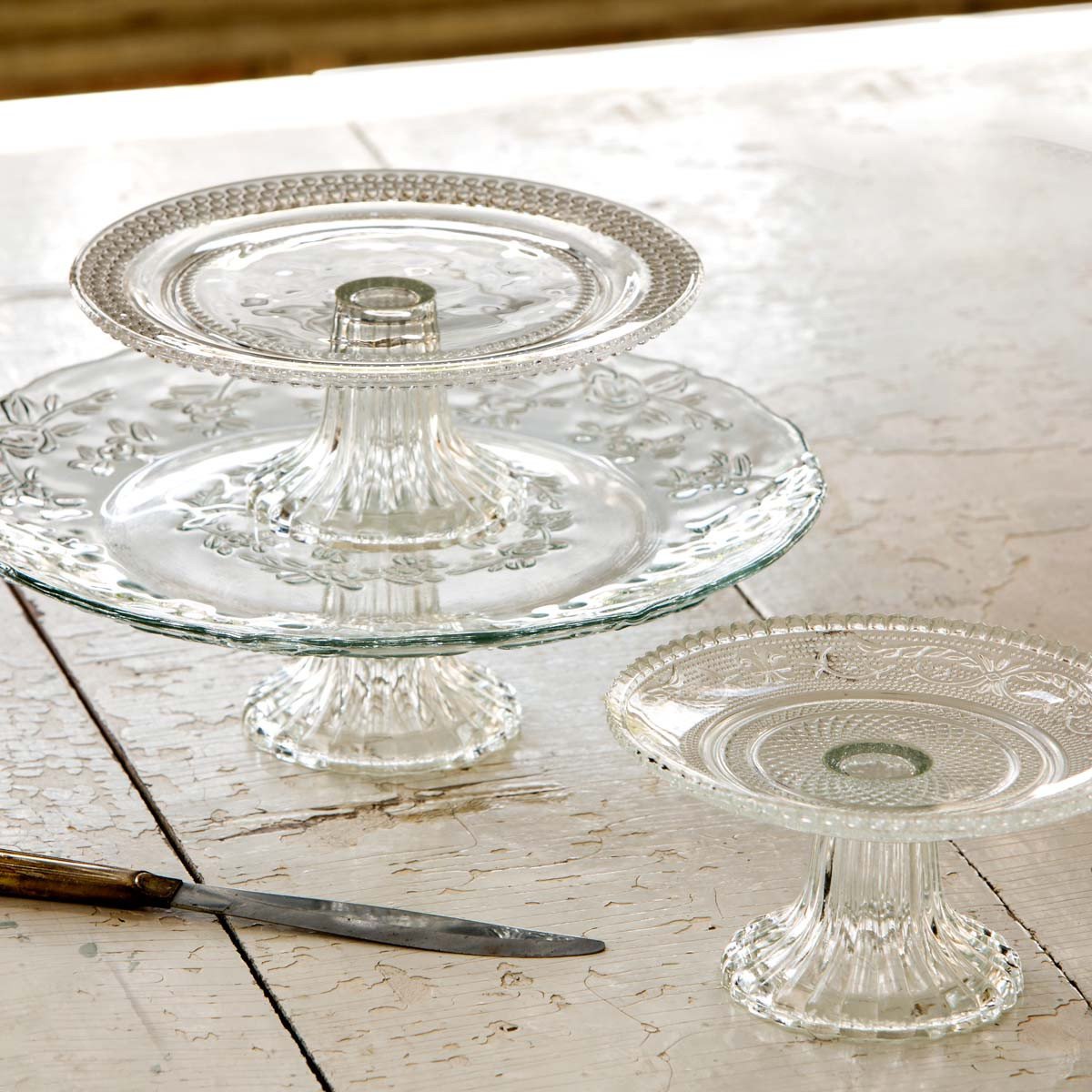 Glass Cake Stands