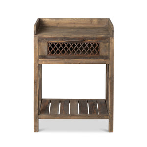 Iron Lattice Potting Bench