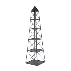 Antique Black Stackable Obelisk