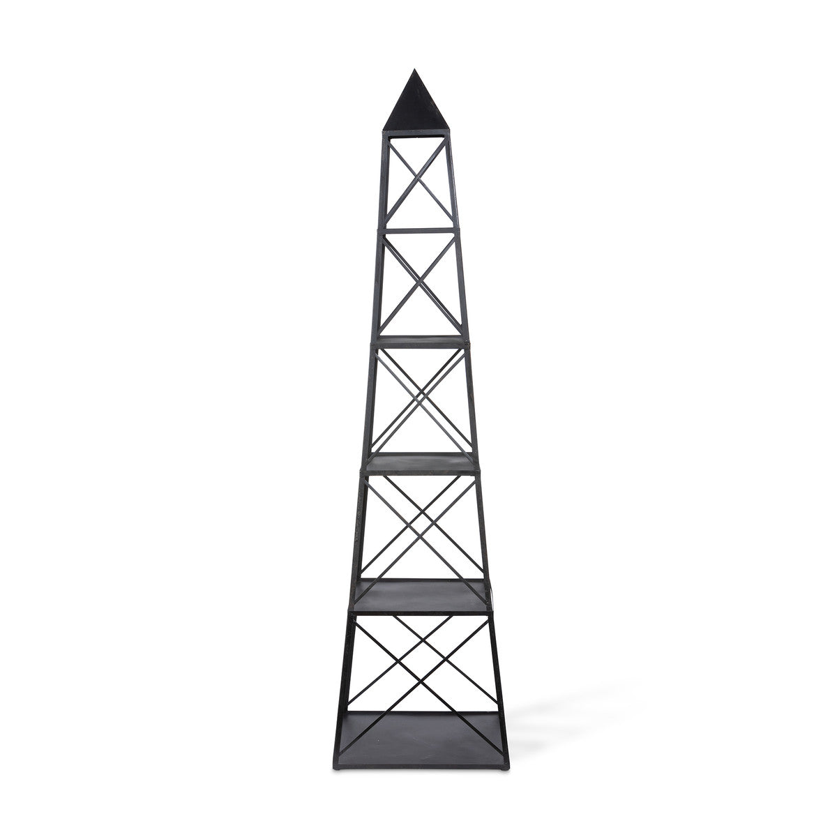 Antique Black Stackable Obelisk