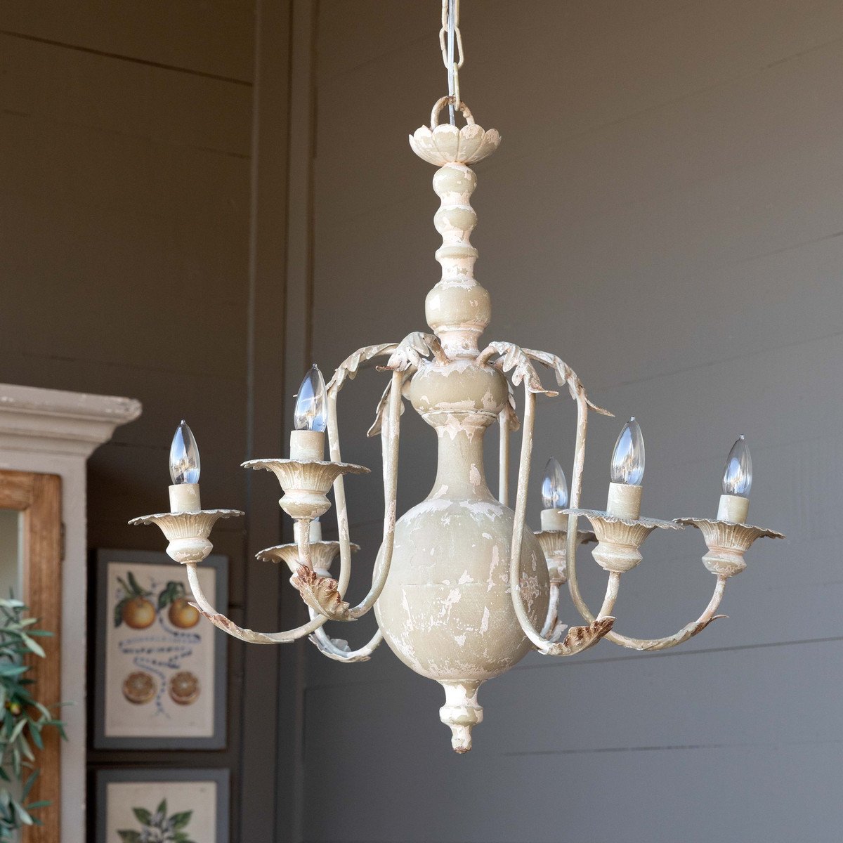 Painted Windsor Chandelier