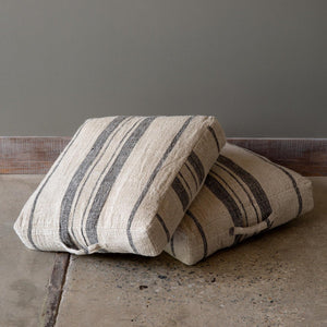 Linen Floor Cushion w/Handle