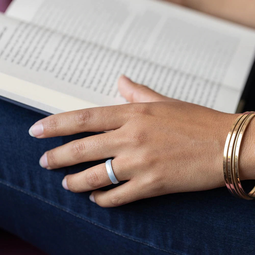 Elements Classic Thin Silicone Rings