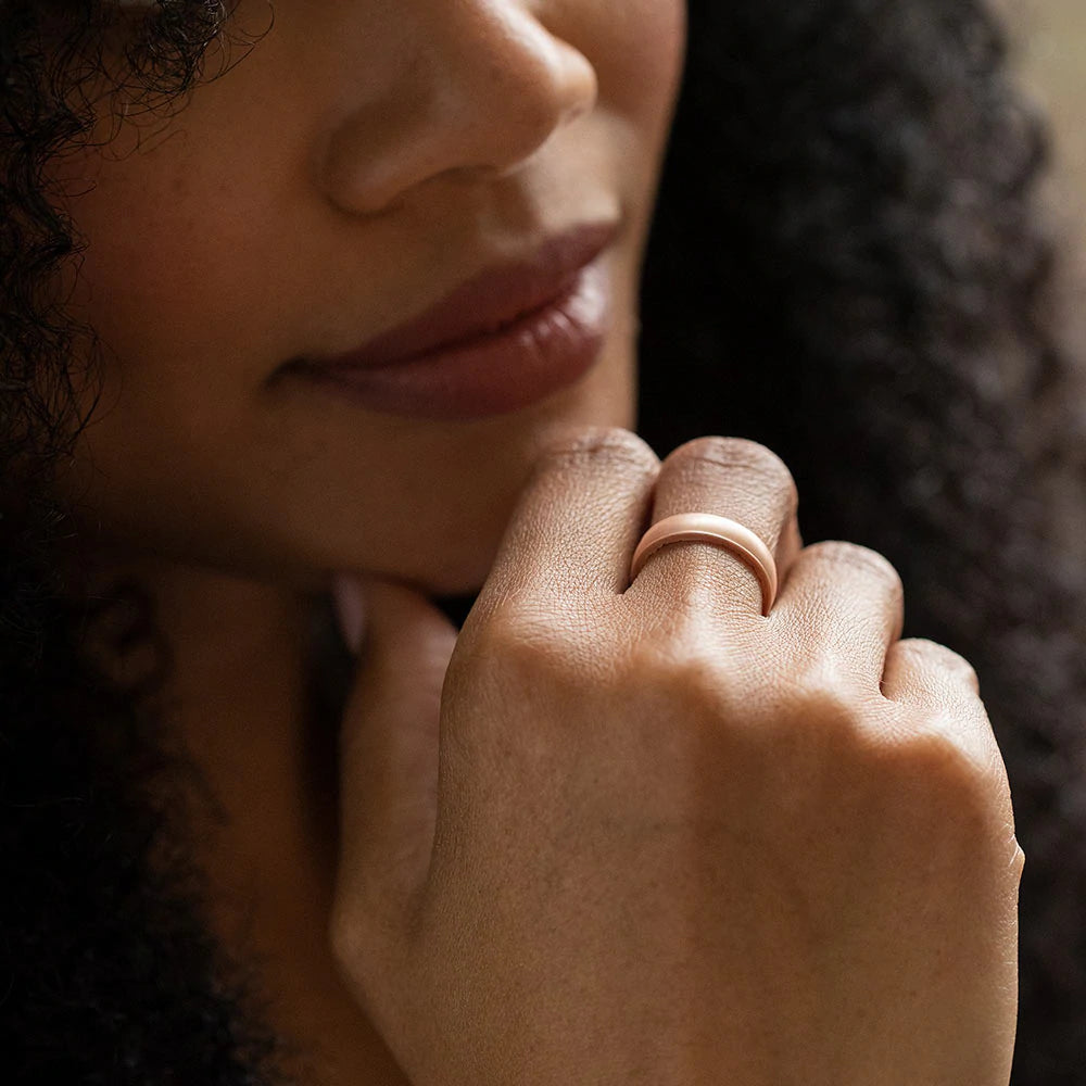Elements Classic Thin Silicone Rings