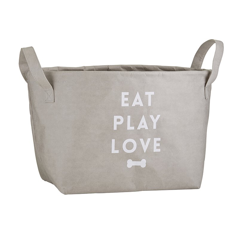 Gray Pet Storage Tote