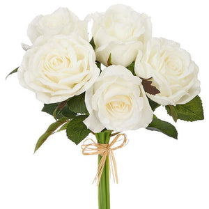 Real Touch White Rose Bundle