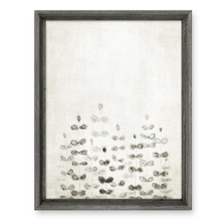 Framed Canvas Wall Art - Ferns Tall