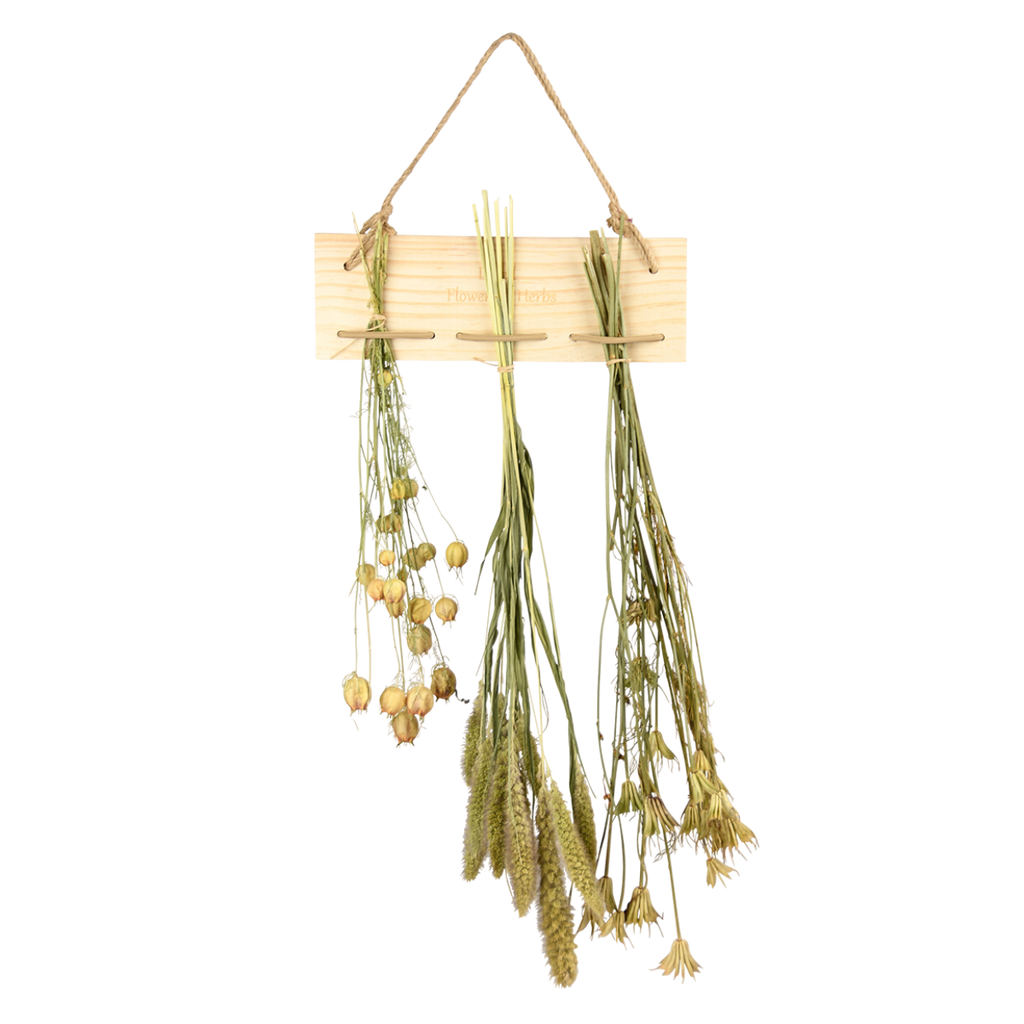 Flowers & Herbs Wood Drying Rack | Small