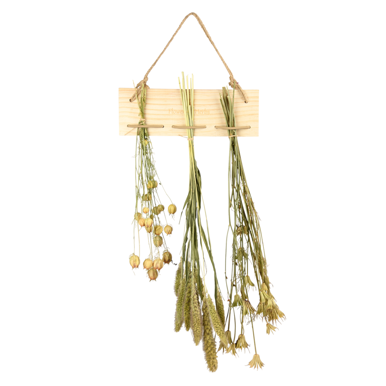Flowers & Herbs Wood Drying Rack | Small