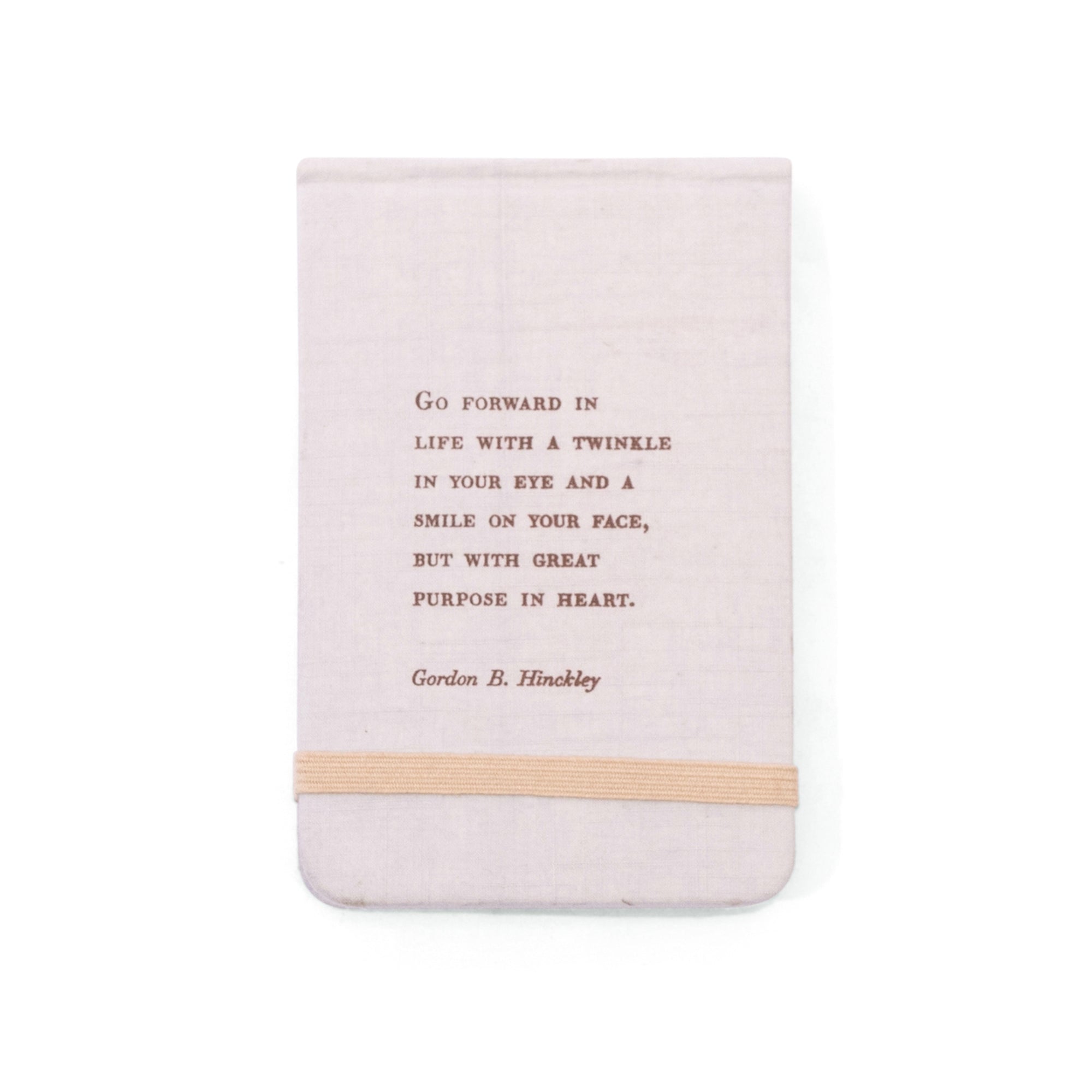 Fabric Notebook - Gordon B. Hinckley