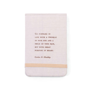 Fabric Notebook - Gordon B. Hinckley