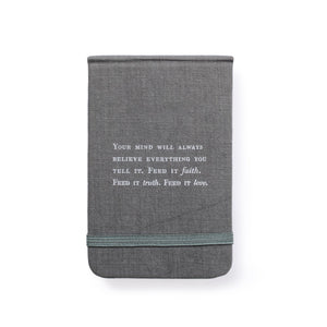 Fabric Notebook - Faith, Truth & Love