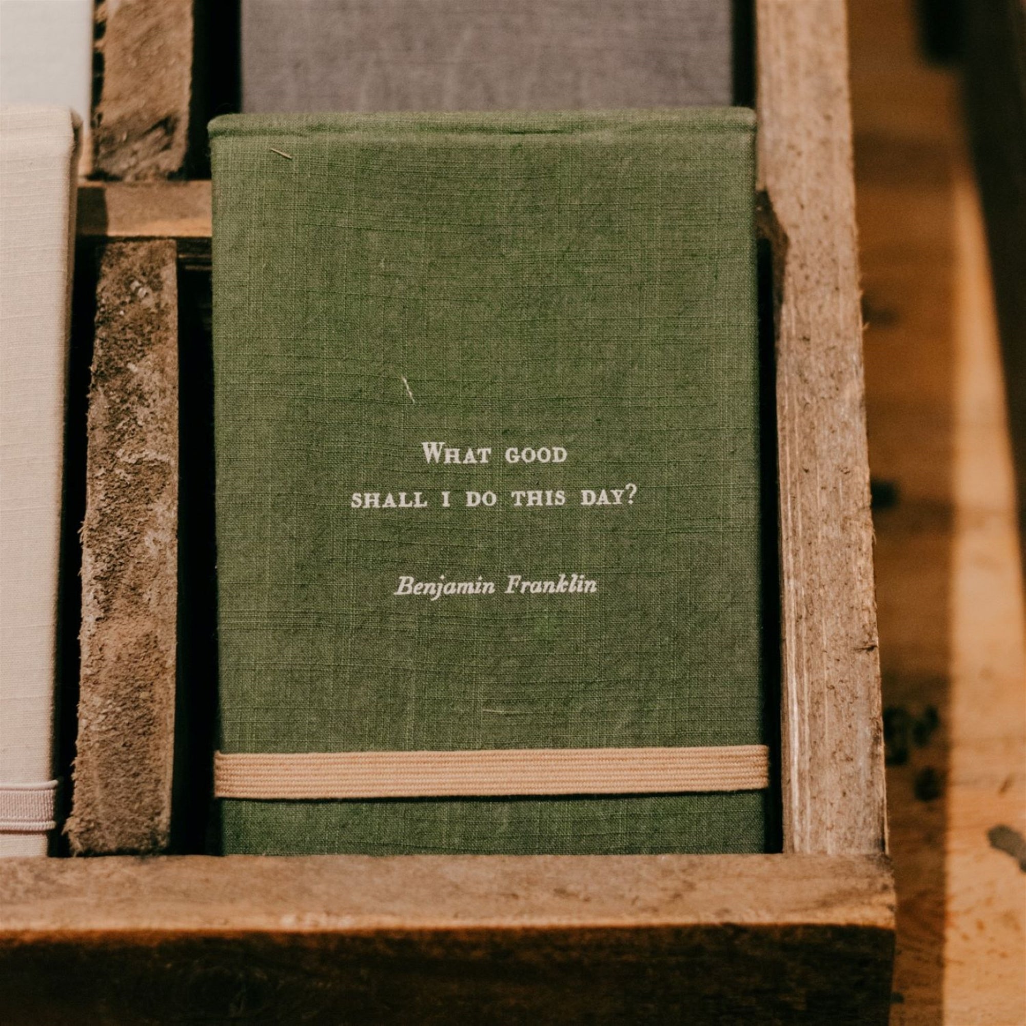 Fabric Notebook - Benjamin Franklin