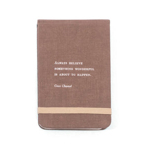 Fabric Notebook - Coco Chanel