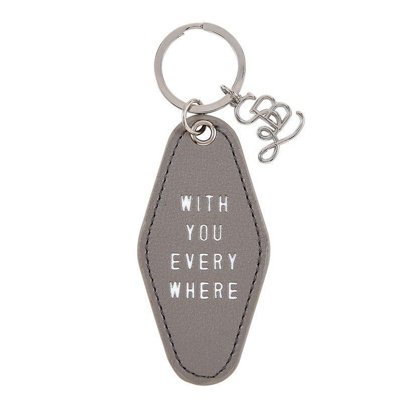 Leather Motel Key Tag