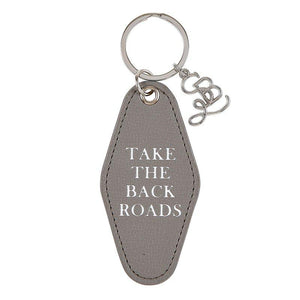 Leather Motel Key Tag