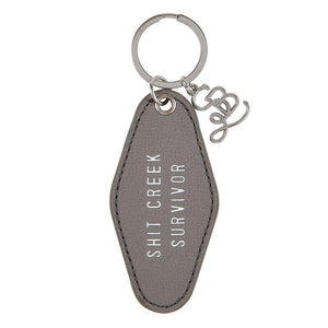 Leather Motel Key Tag