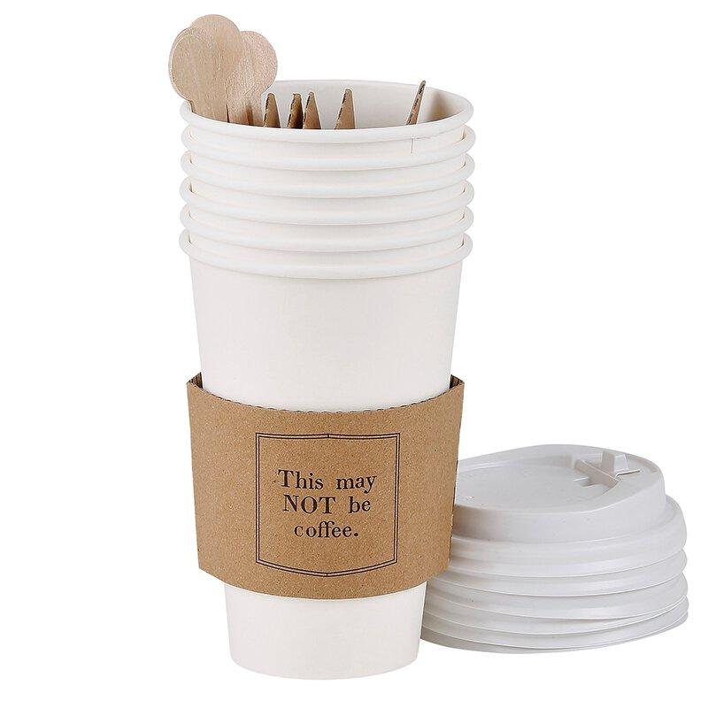 S/6 Paper Cups - This May Not be Coffee