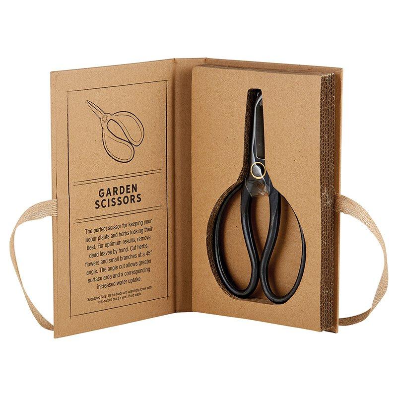 Cardboard Book Set - Garden Scissors - Moss & Embers Home Decorum