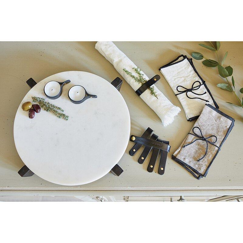 S/4 Beige Linen Napkins