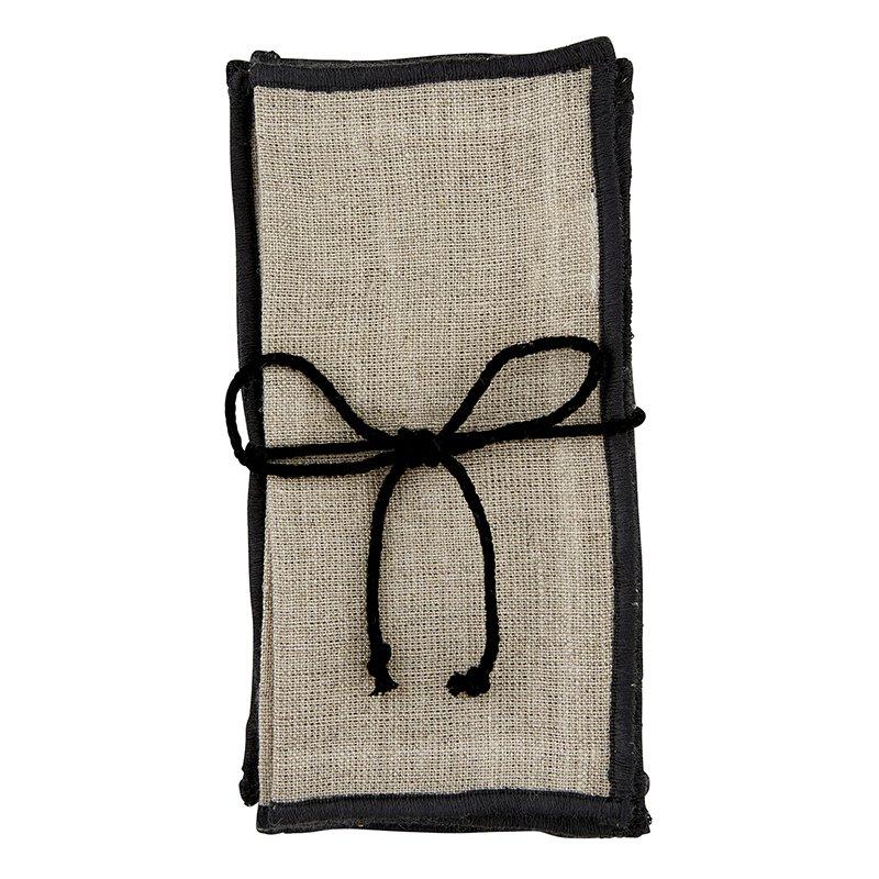 S/4 Beige Linen Napkins