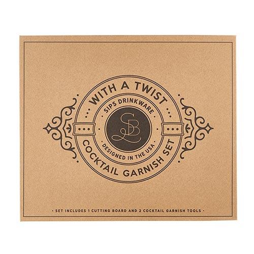 Cardboard Board Book Set - Cocktail Garnish