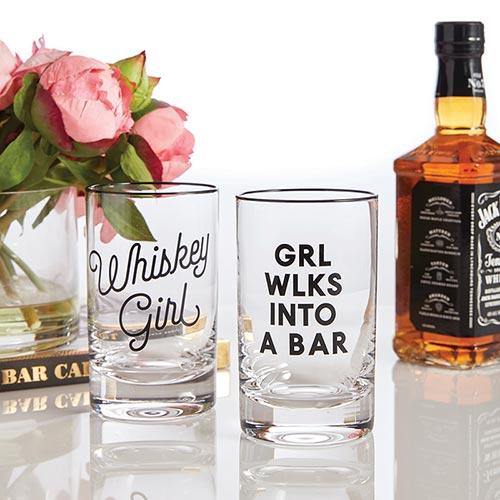 Rocks Glass - Grl Wlks Into A Bar