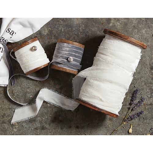 White Velvet Ribbon