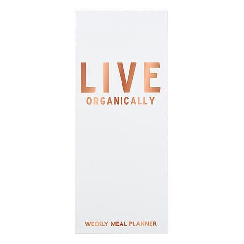 Meal Planner White - Live Organically