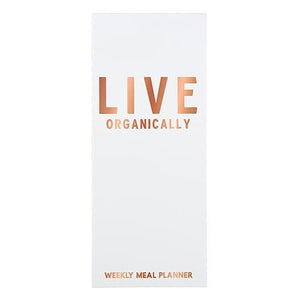 Meal Planner White - Live Organically