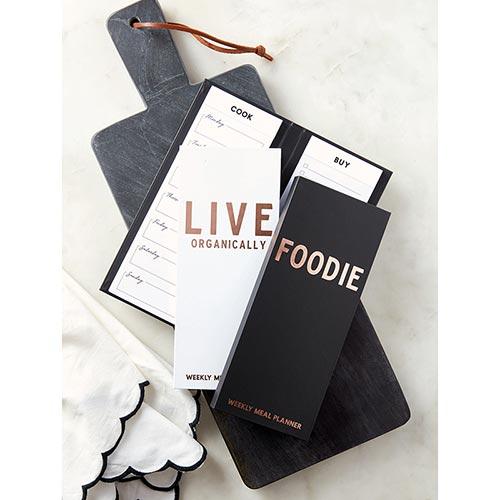 Meal Planner White - Live Organically