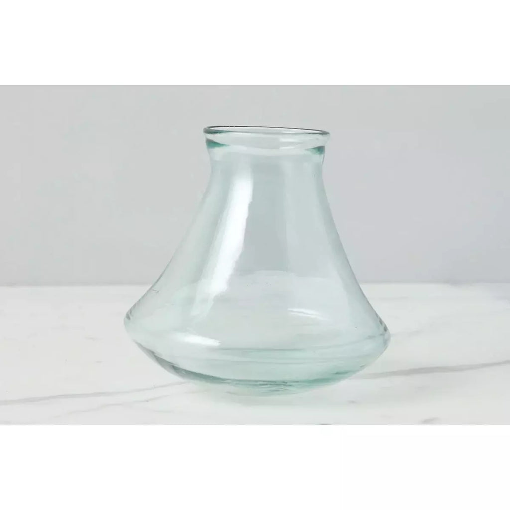 Mouth Blown Glass Vase