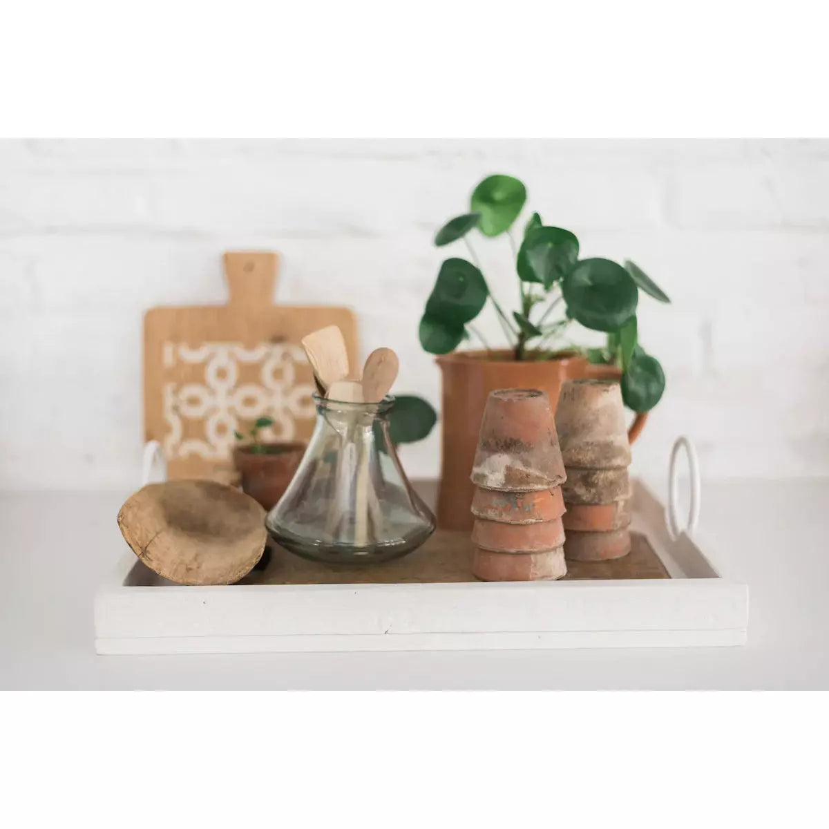 Mouth Blown Glass Vase