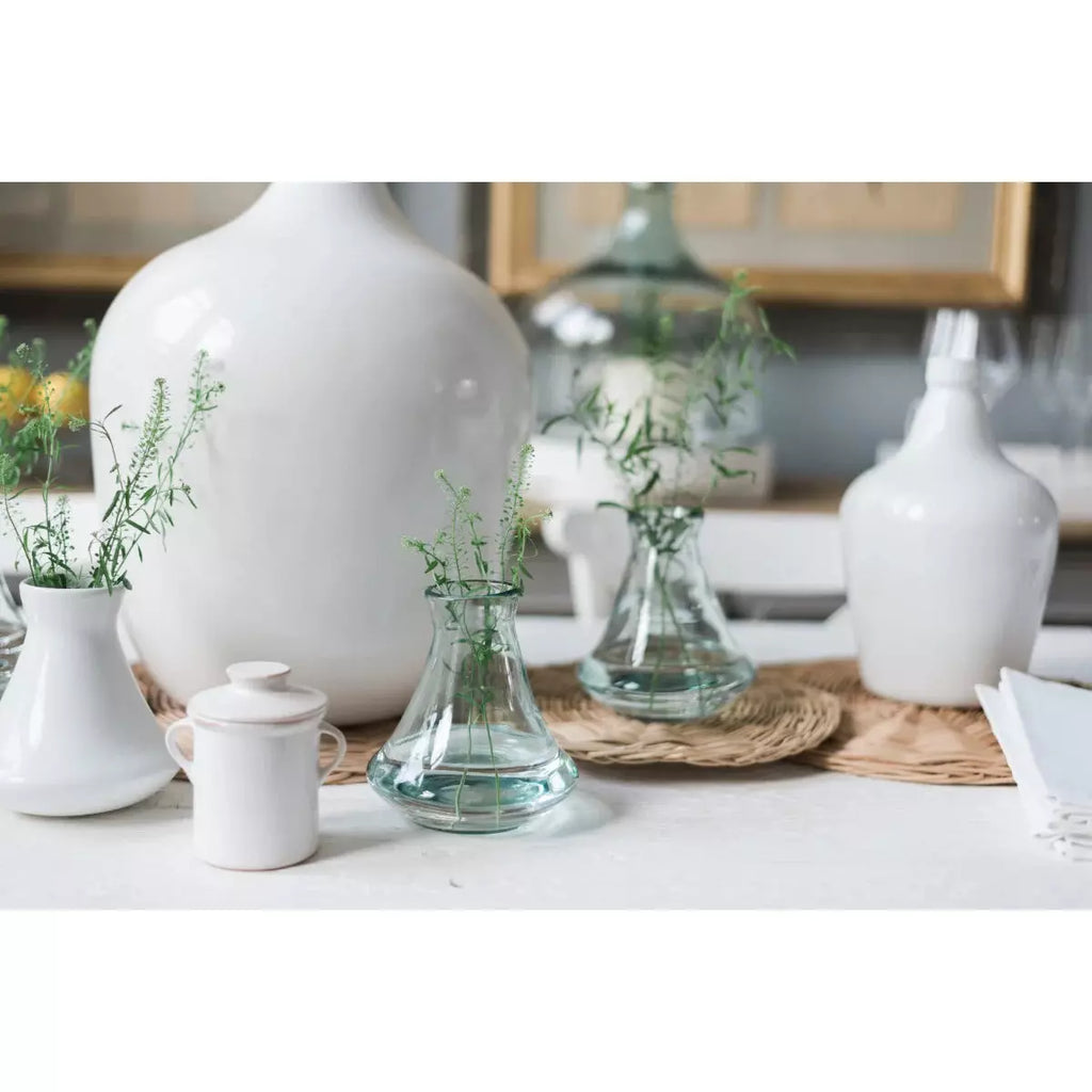 Mouth Blown Glass Vase
