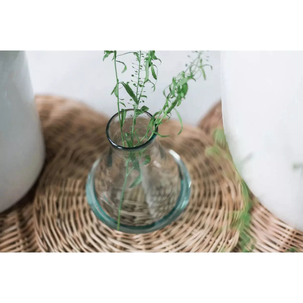 Mouth Blown Glass Vase
