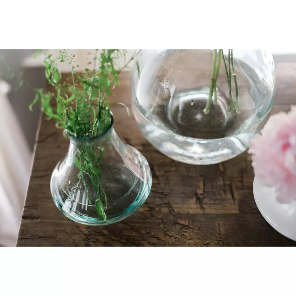 Mouth Blown Glass Vase
