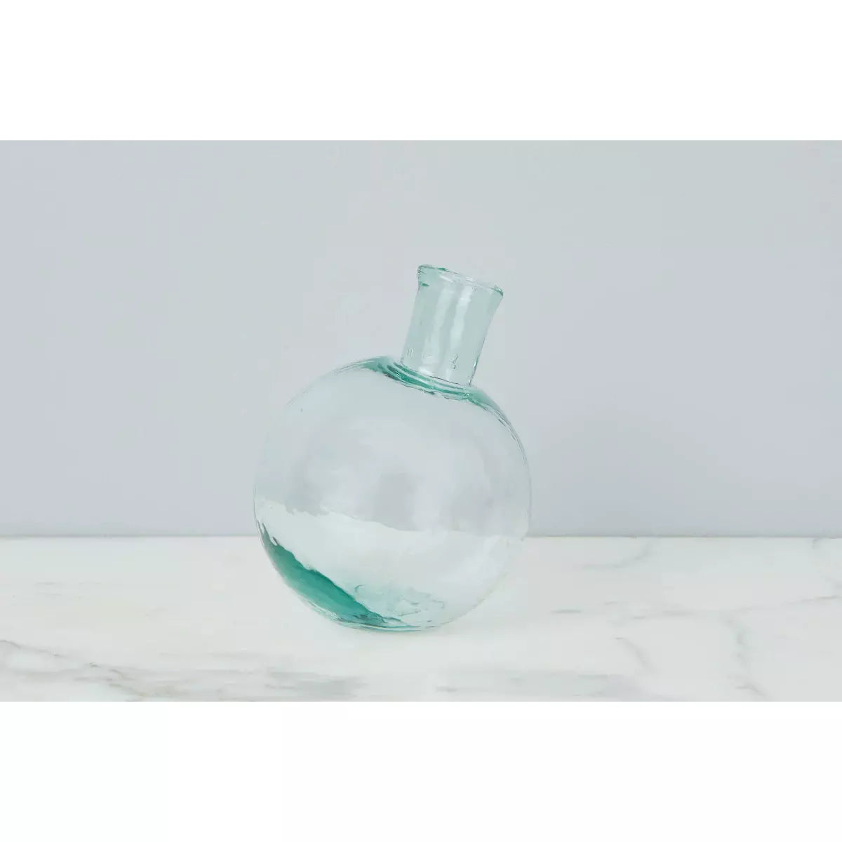 Mouthblown Glass Sphere Bud Vase