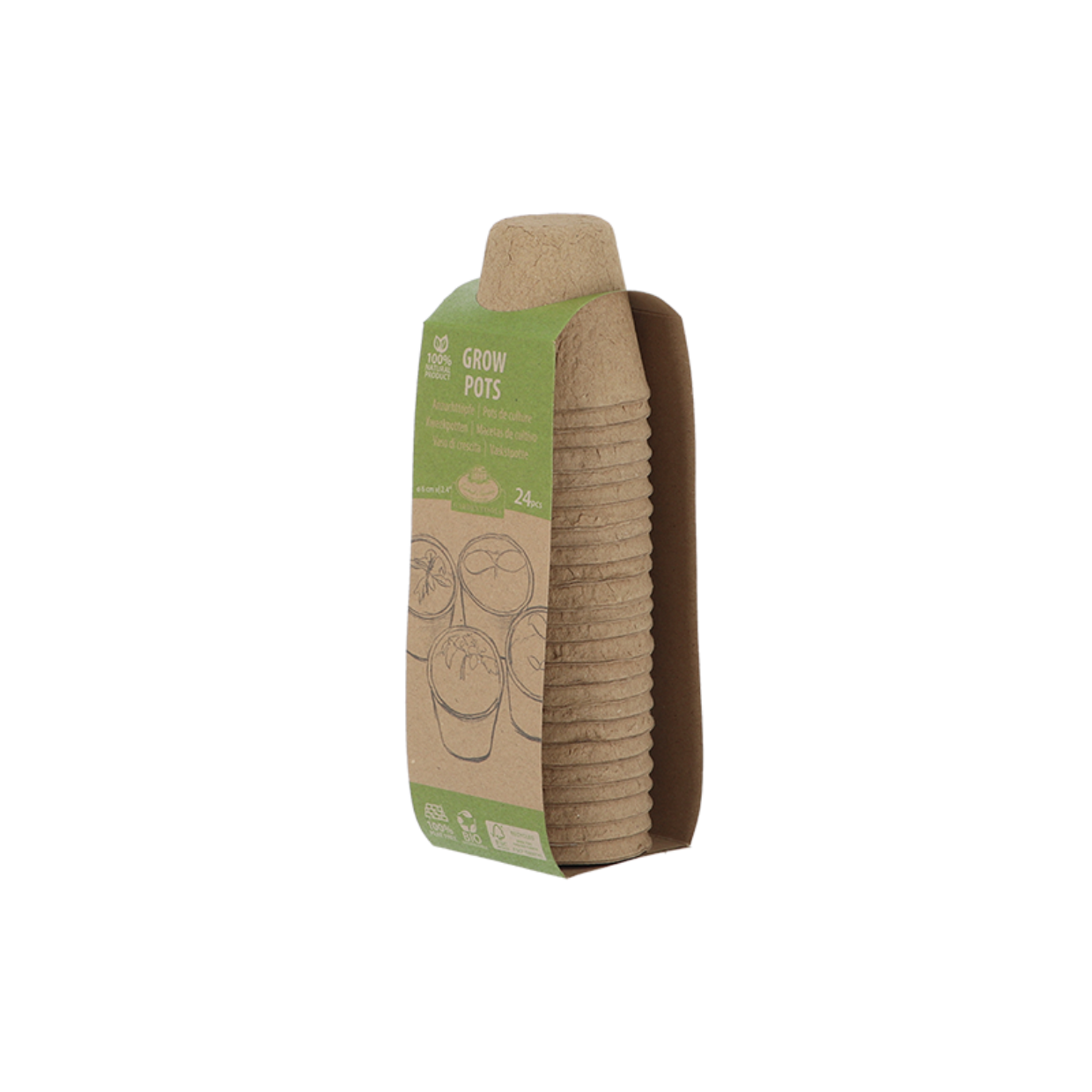 Round Grow Pot | Pack of 24