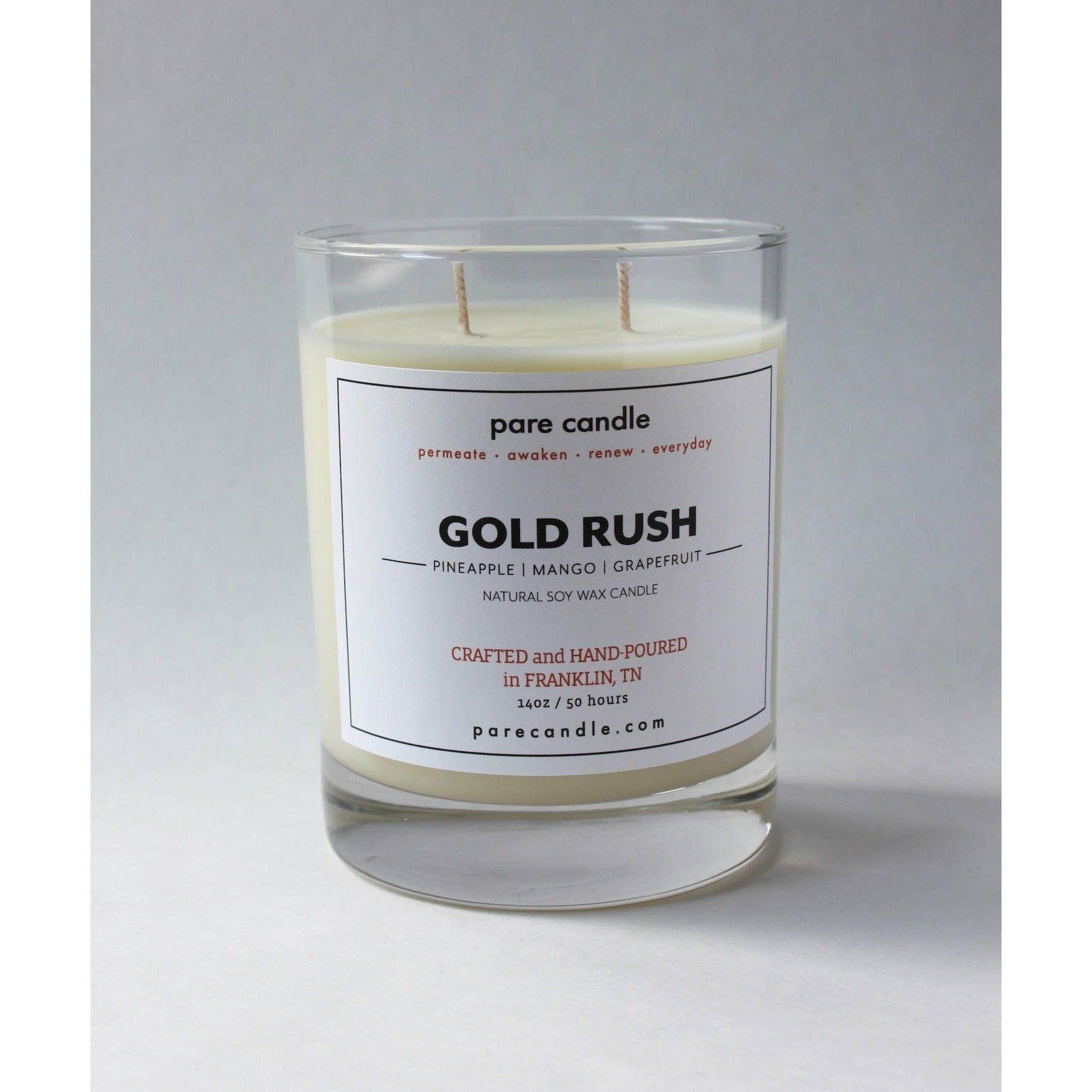 Pare Candle Collection | 14 oz Glass Vessel