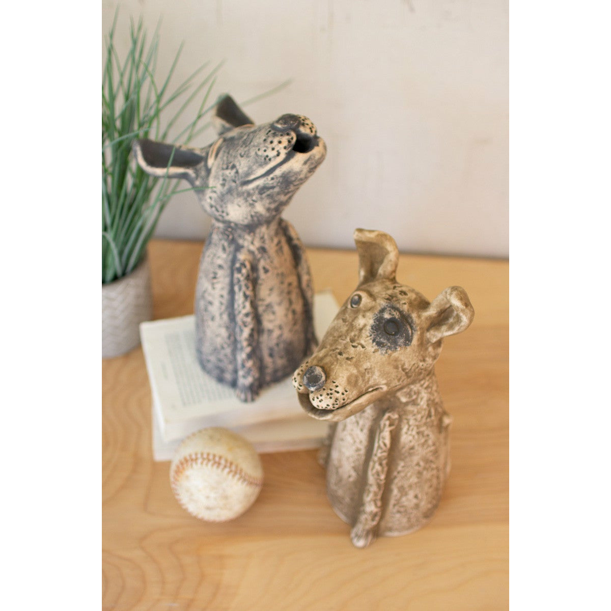 Clay Singing Dogs
