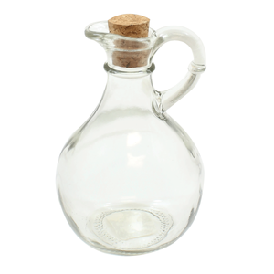 Oil & Vinegar Clear Glass Bottle w/Cork