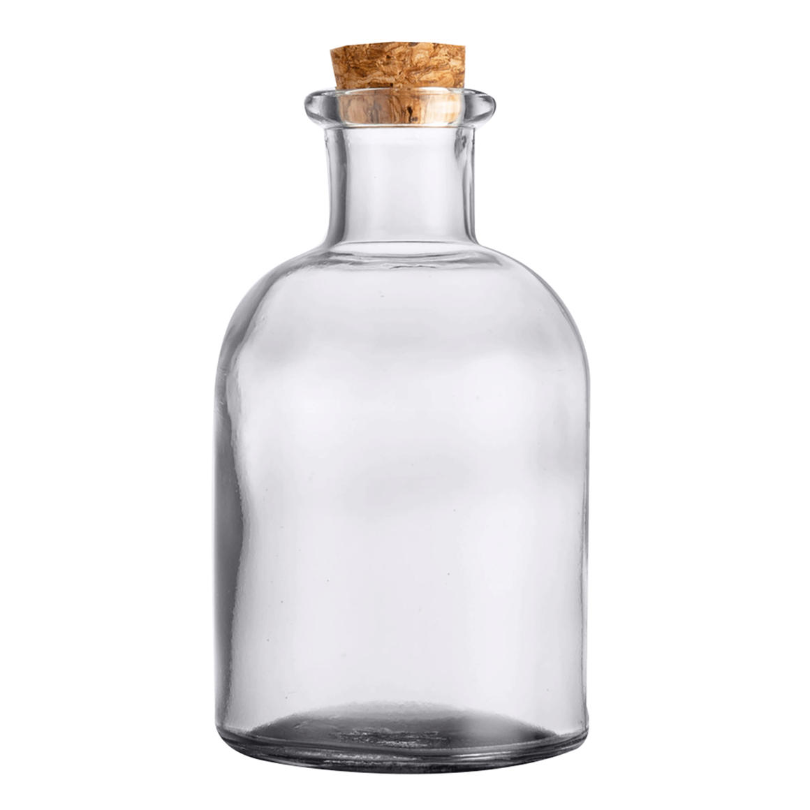 Oil & Vinegar Clear Glass Bottle w/Cork