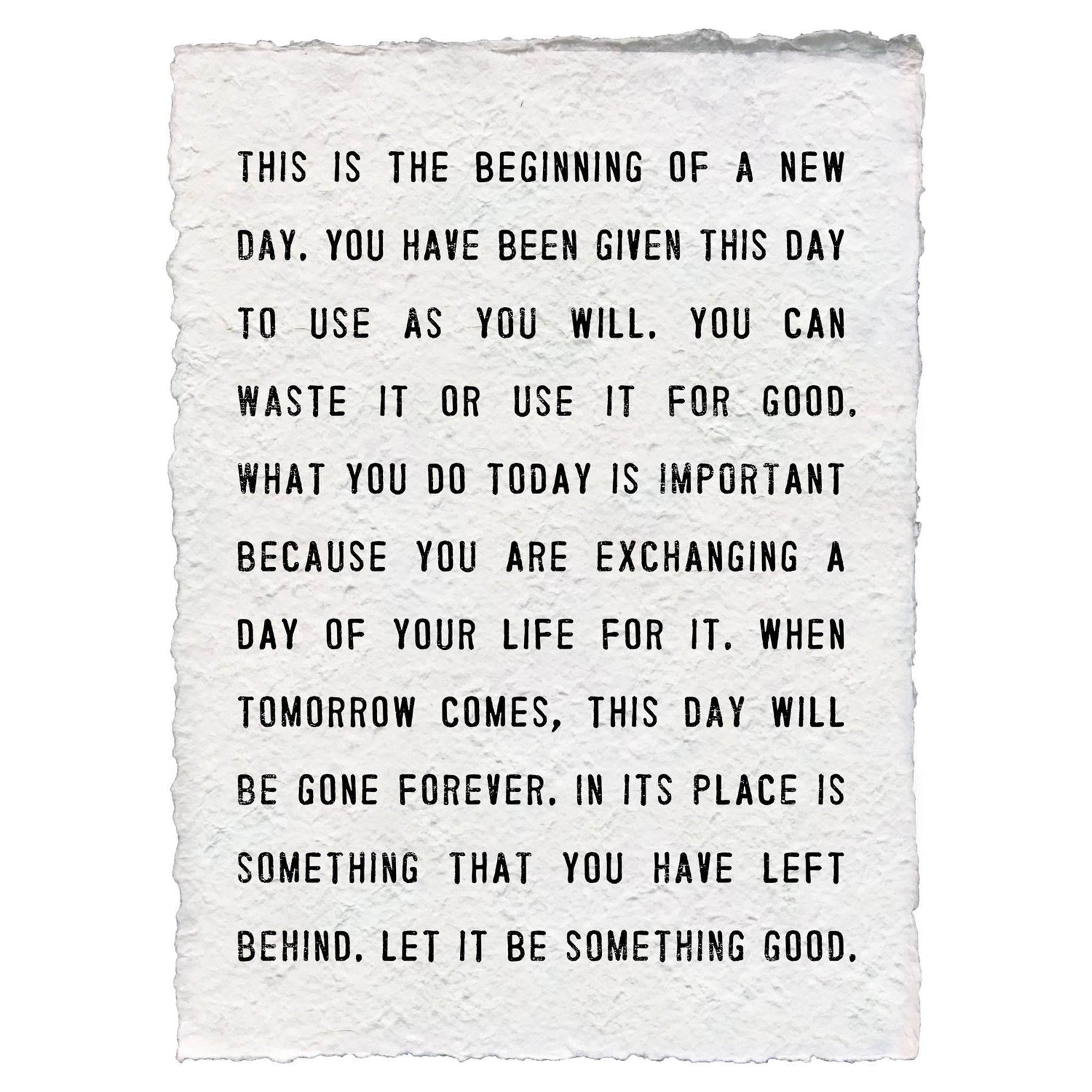 Handmade Paper Prints