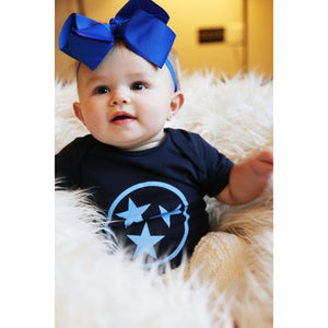 Baby TriStar Onesie [Navy/Blue]